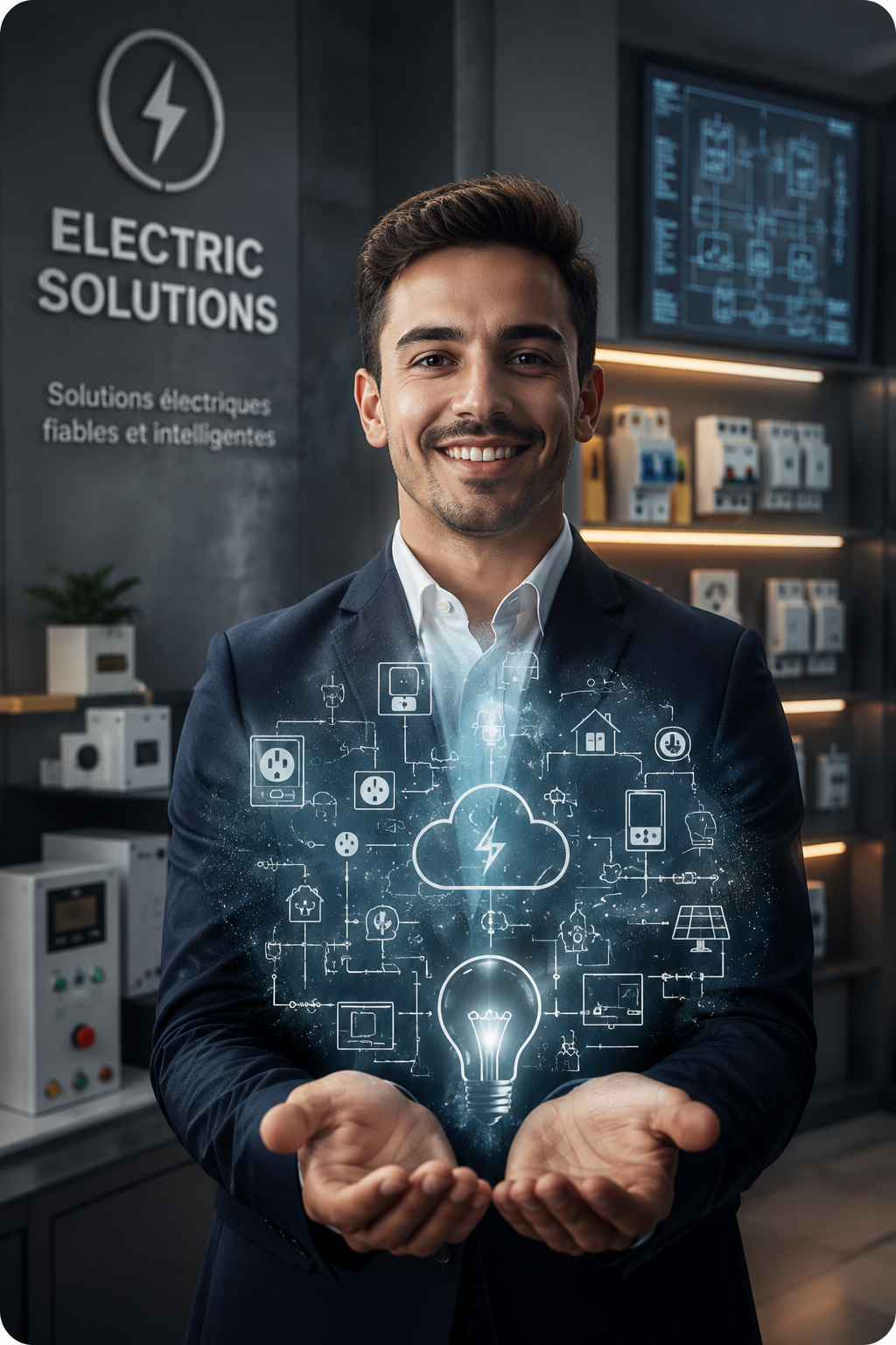 Professionnels sur site industriel