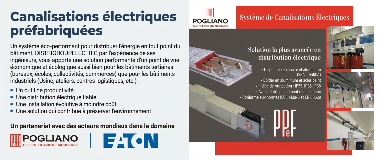 Canalisations électriques préfabriquées