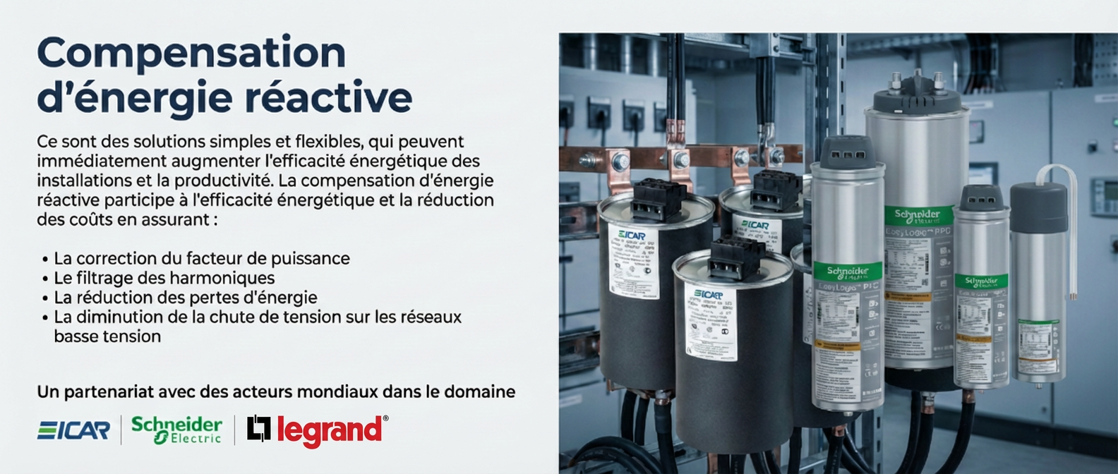 Compensation d'énergie réactive